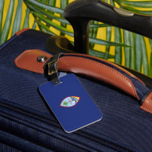 Guam flag luggage tag