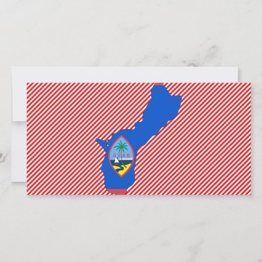 Guam Flag Map (Front)