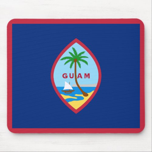 Guam Flag Mouse Pad