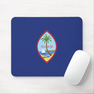 Guam flag mouse pad