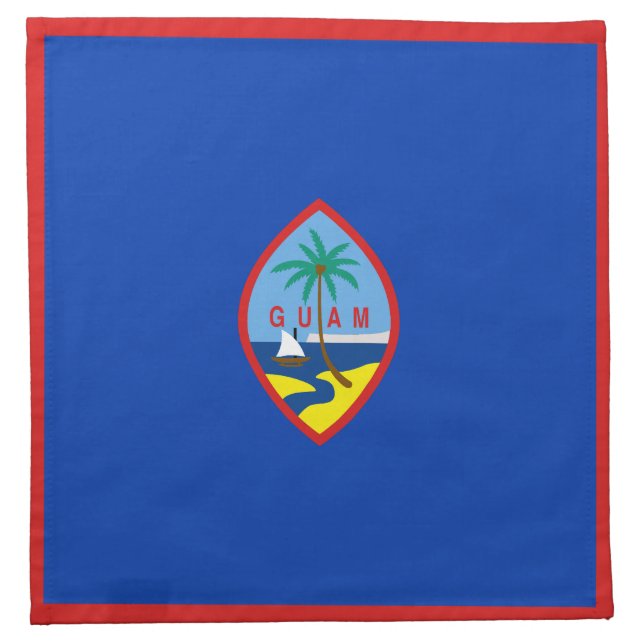 Guam Flag Napkin (Front)