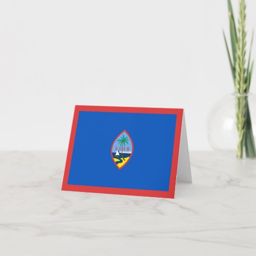 Guam Flag Notecard