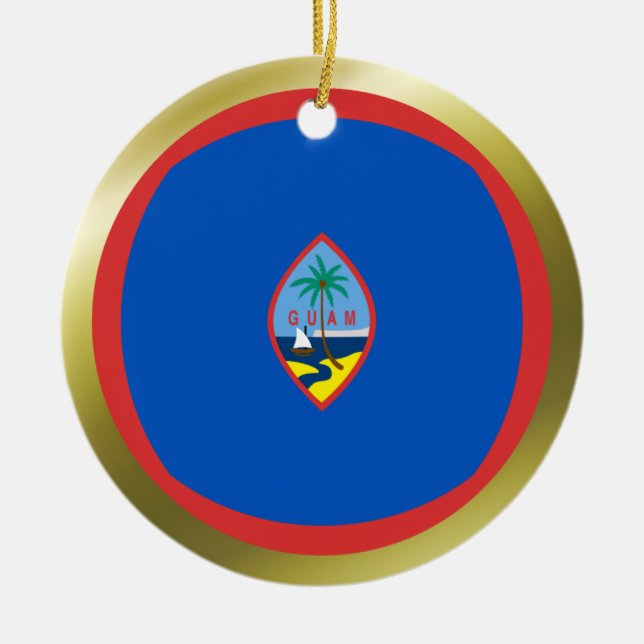 Guam Flag Ornament (Front)