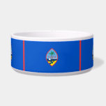 Guam Flag Pet Bowl<br><div class="desc">Feed your furry friend with pride using our pet bowl featuring the flag of Guam! This stylish and practical pet bowl not only serves your pet’s meals but also proudly displays the vibrant colors of Guam's iconic flag. Made from high-quality materials, this bowl is designed for durability and ease of...</div>