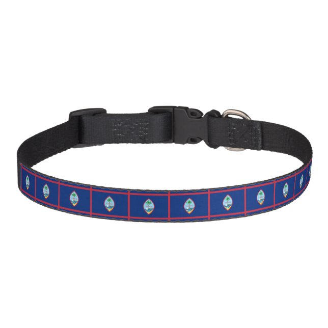 Guam flag  pet collar (Front)