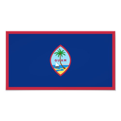 Guam Flag Photo Print