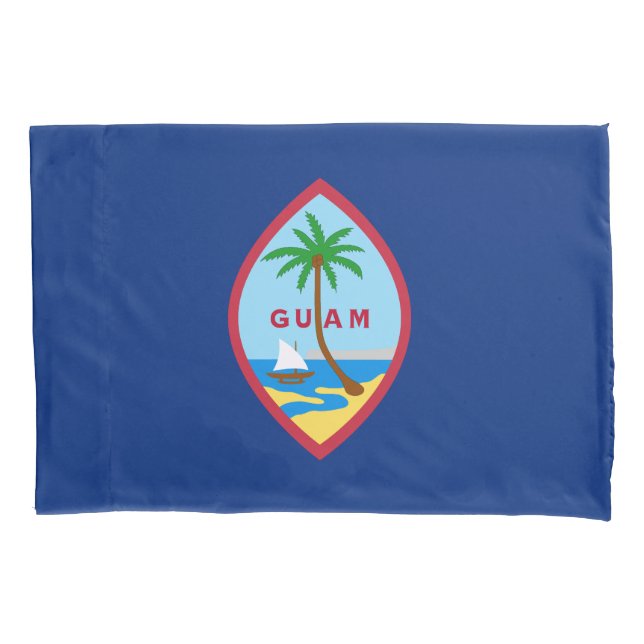 Guam Flag Pillow Case (Front)
