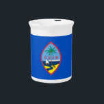 Guam Flag Pitcher<br><div class="desc">Pour your favorite beverages with pride using our pitcher featuring the flag of Guam! This stylish and functional pitcher not only serves drinks beautifully but also proudly showcases the vibrant colors of Guam's iconic flag. Made from high-quality materials, this pitcher is designed for durability and elegance, making it a perfect...</div>