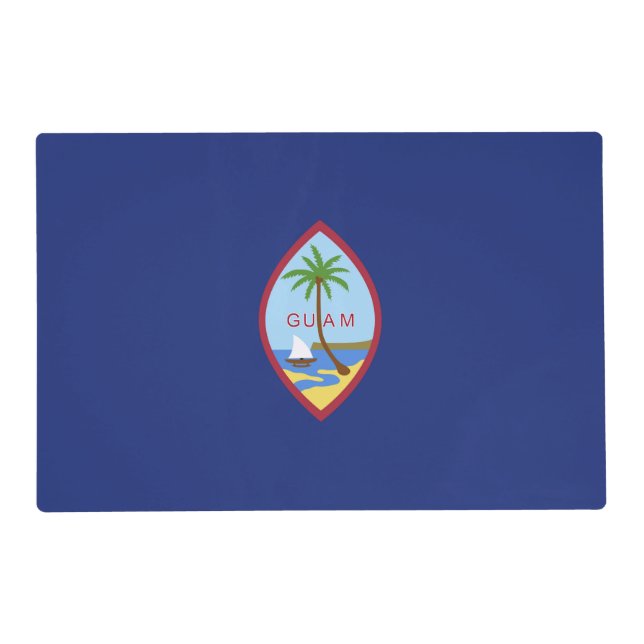 Guam flag placemat (Front)
