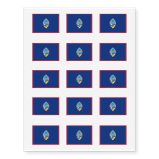 GUAM FLAG --.png Temporary Tattoos