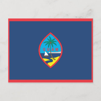 GUAM FLAG POSTCARD