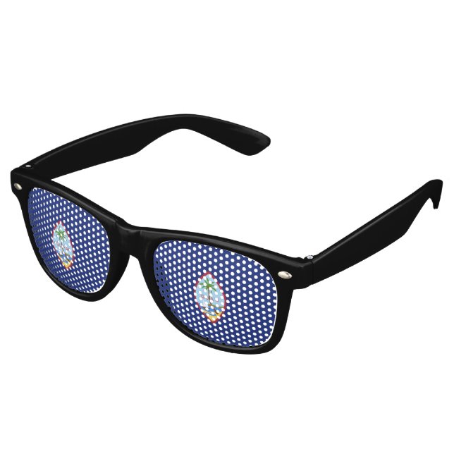 Guam flag retro sunglasses (Angled)