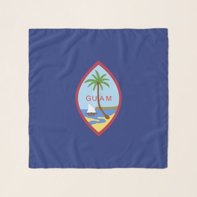 Guam flag scarf (Front)