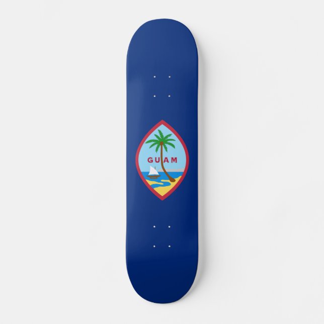 Guam Flag Skateboard (Front)