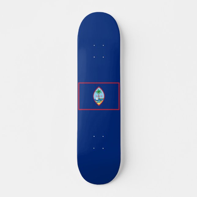 Guam flag skateboard (Front)