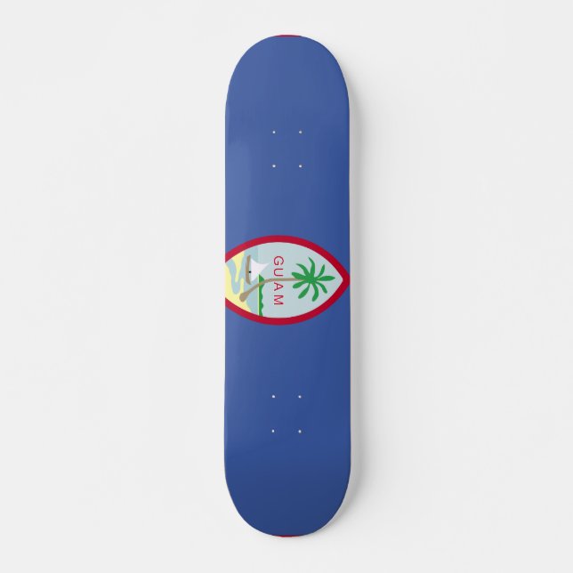Guam Flag Skateboard Deck (Front)