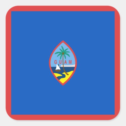 Guam Flag Sticker