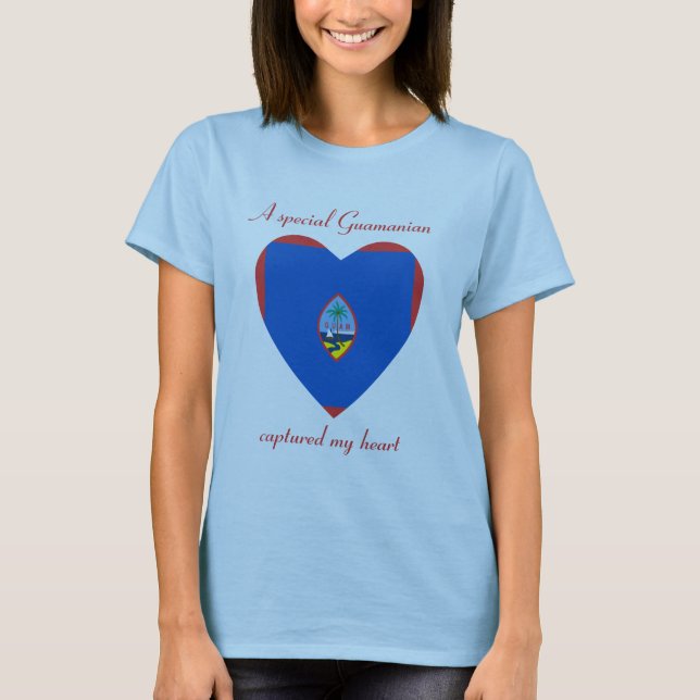 Guam Flag Sweetheart T-Shirt (Front)