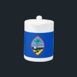 Guam Flag Teapot<br><div class="desc">Elegant Teapot with Flag of Guam. United States of America. This product its customizable.</div>