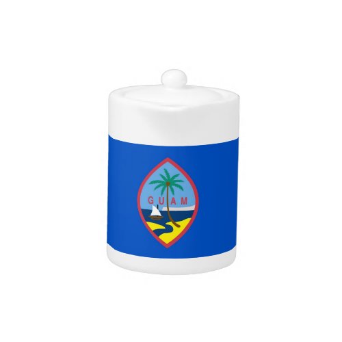 Guam Flag Teapot