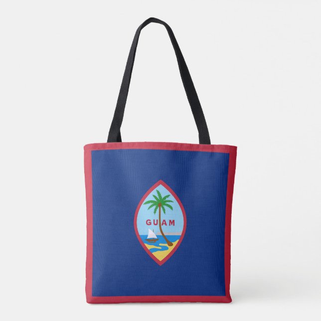 Guam Flag Tote Bag (Back)