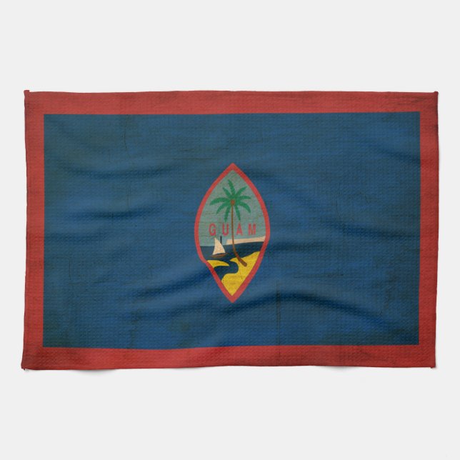 Guam Flag Towel (Horizontal)