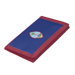 Guam flag tri-fold wallet