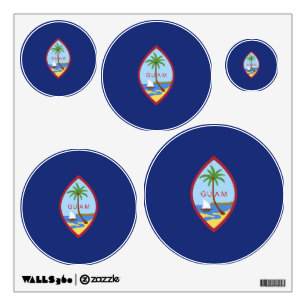 Guam flag wall decal