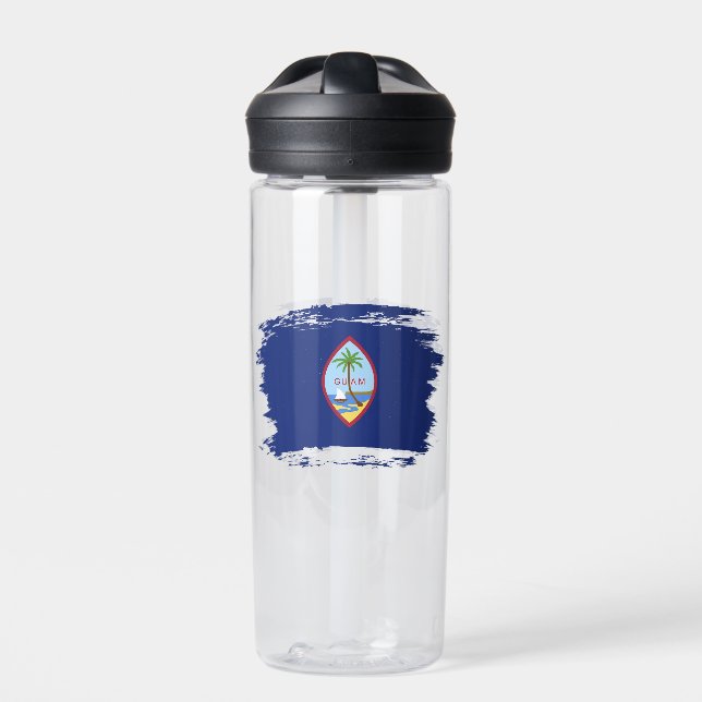 Guam flag water bottle (Front)