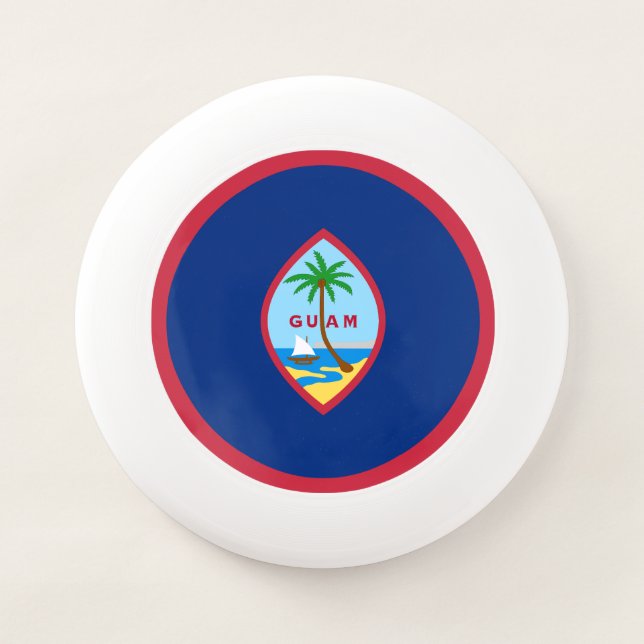 Guam Flag Wham-O Frisbee (Front)