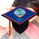 Guam & Guamanian Flag - Students / University Graduation Cap Topper<br><div class="desc">Graduation /University Hats: Guam & Guamanian Flag - American States - university,  graduation,  education hats & toppers</div>