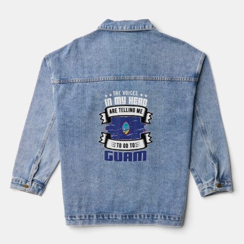 Guam In My Head  Denim Jacket