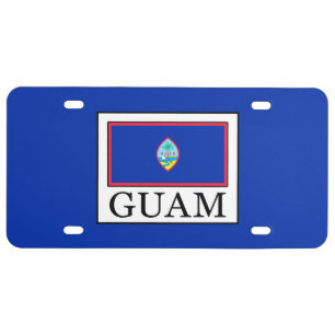 Guam License Plate