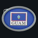 Guam Oval Belt Buckle<br><div class="desc">Guam</div>