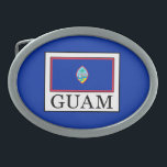 Guam Oval Belt Buckle<br><div class="desc">Guam</div>