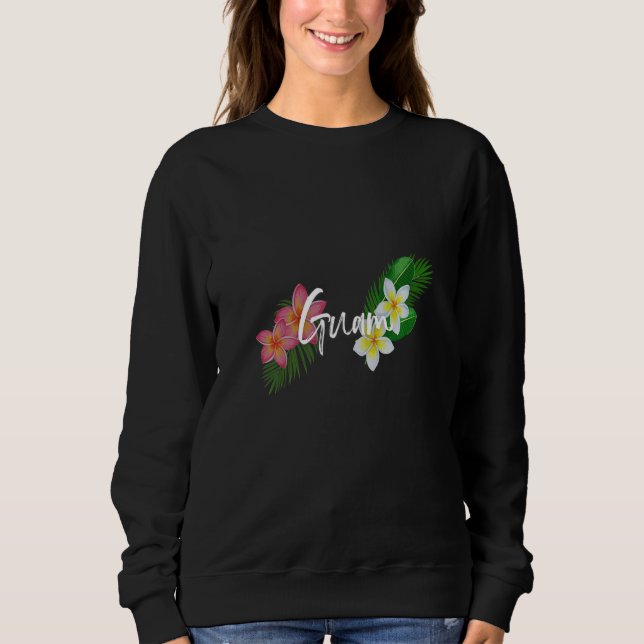 Guam plumeria flowers Premium Sweatshirt (Front)