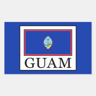 Guam Rectangular Sticker