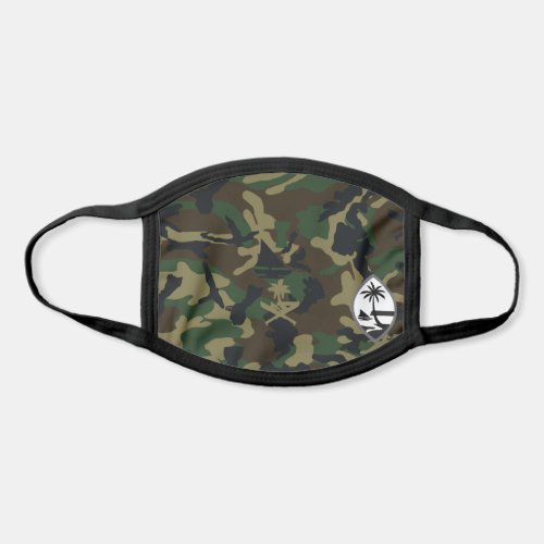 GUAM RUN 671 Camo Flag Seal Face Mask