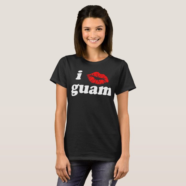 GUAM RUN 671 Lips I T-Shirt (Front Full)