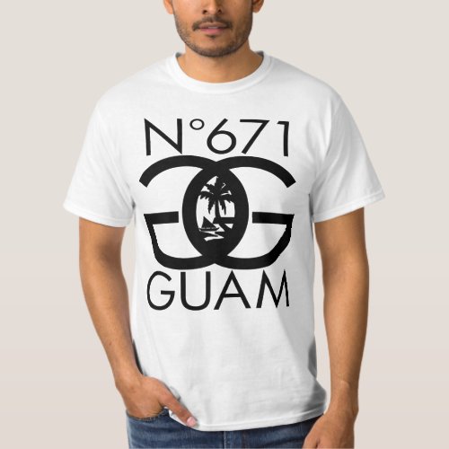 GUAM RUN 671 Number Seal T_Shirt