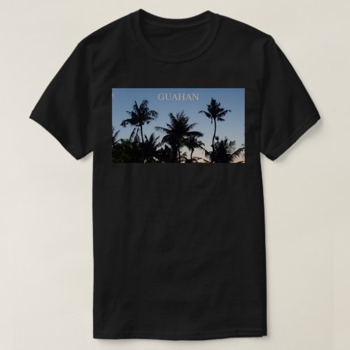 GUAM RUN 671 Sunset Trees T_Shirt