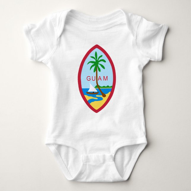 Guam Seal Baby Bodysuit (Front)