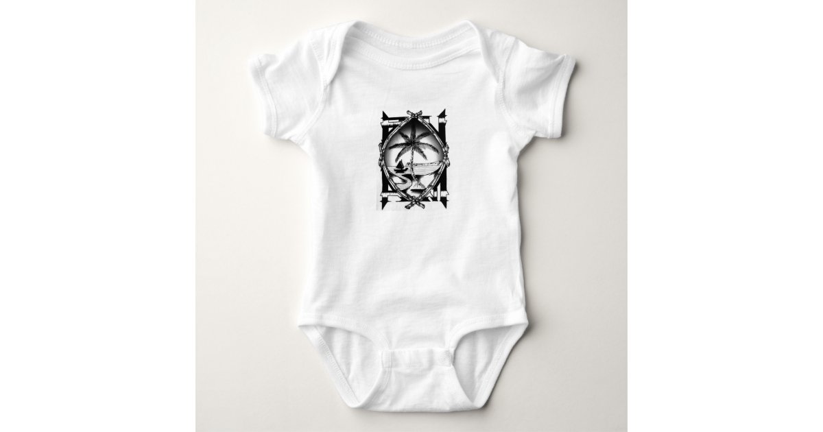 Guam seal clothing and accessories baby bodysuit Zazzle