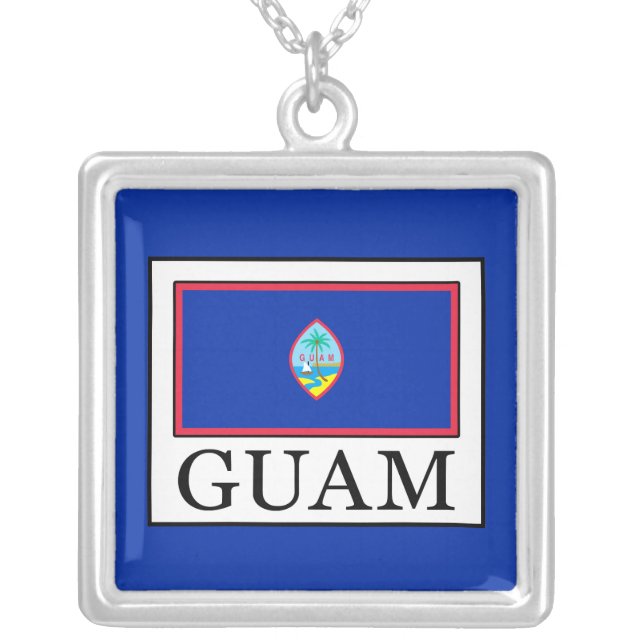 Guam Silver Plated Necklace (Front)
