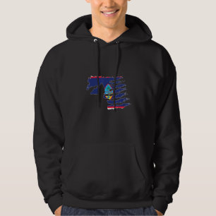 Guam Soldier Salute Veteran Patriot Hoodie