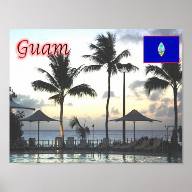 Guam -  Sunset - Poster (Front)