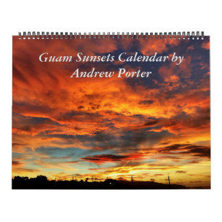 Guam Sunsets 12 Month Calendar