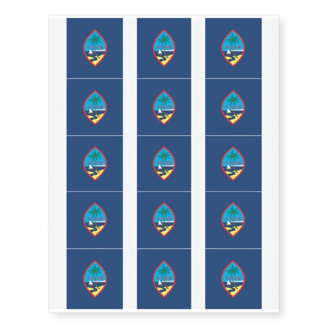 GUAM TEMPORARY TATTOOS (Front)