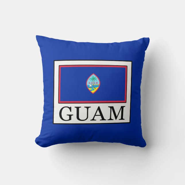 Guam Throw Pillow (Front)