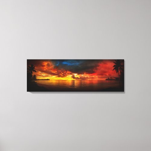 GUAM Tumon Bay sunset Canvas Print